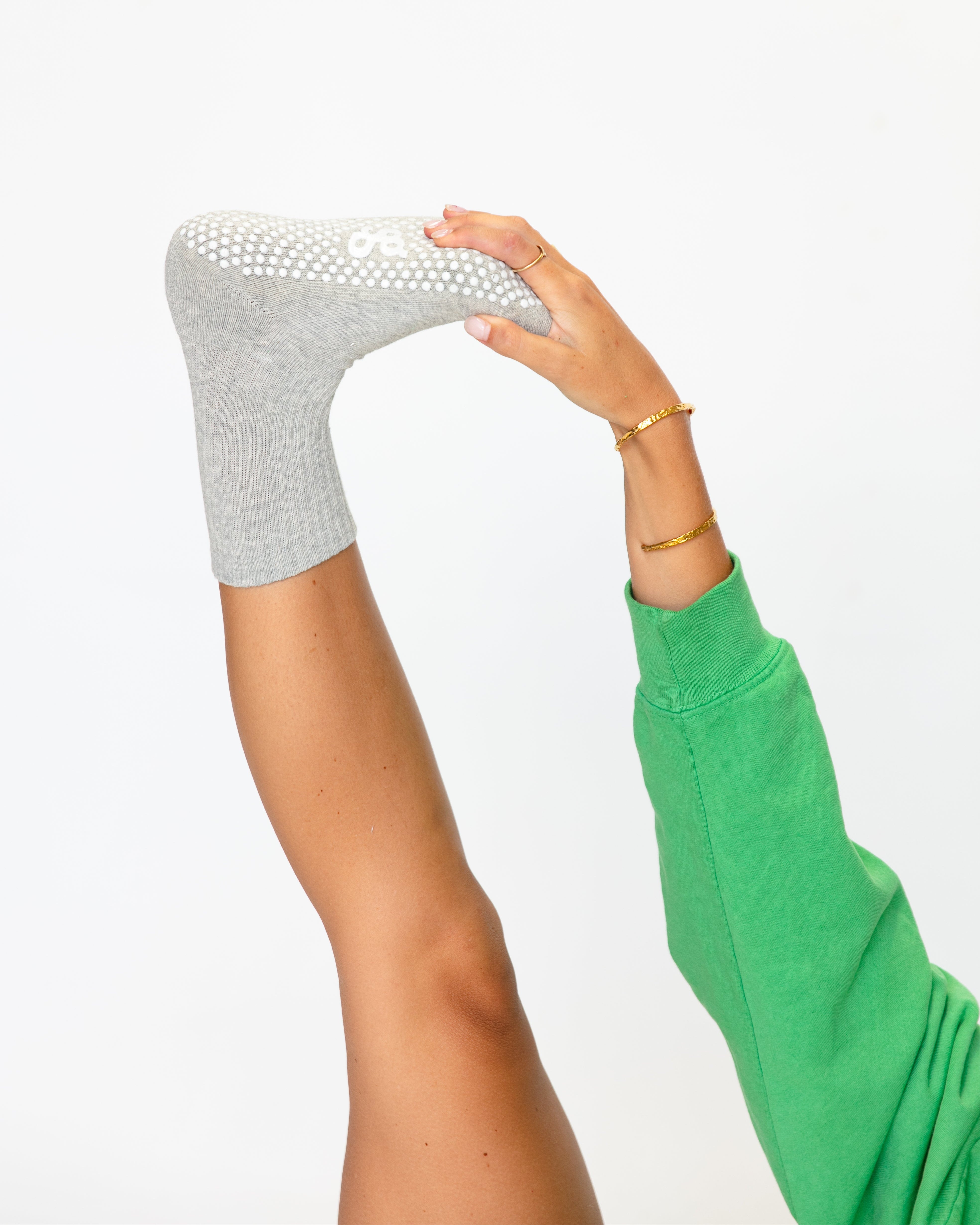 CLASSIC CREW - GREY/WHITE