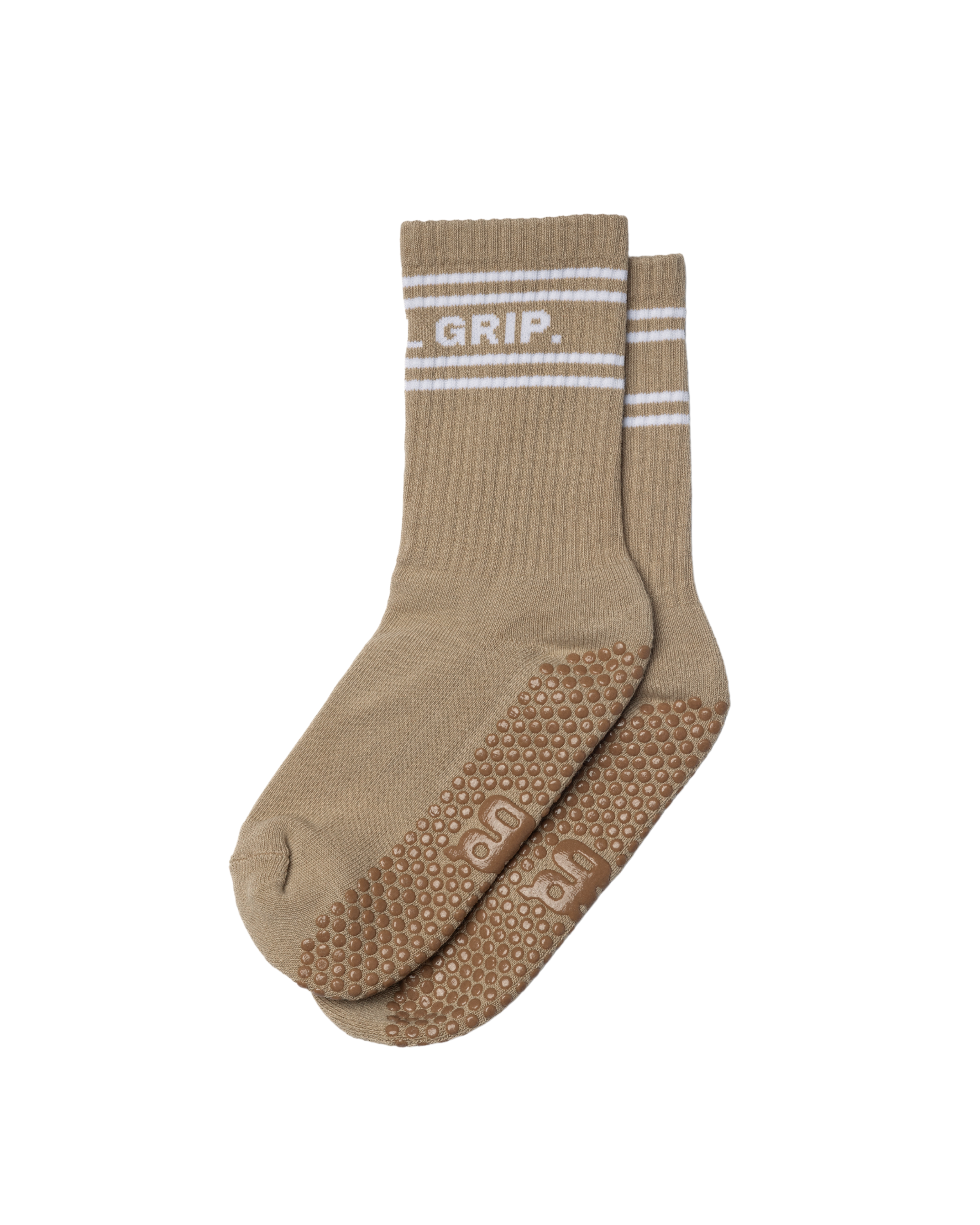 CLUB CREW - TAN/WHITE