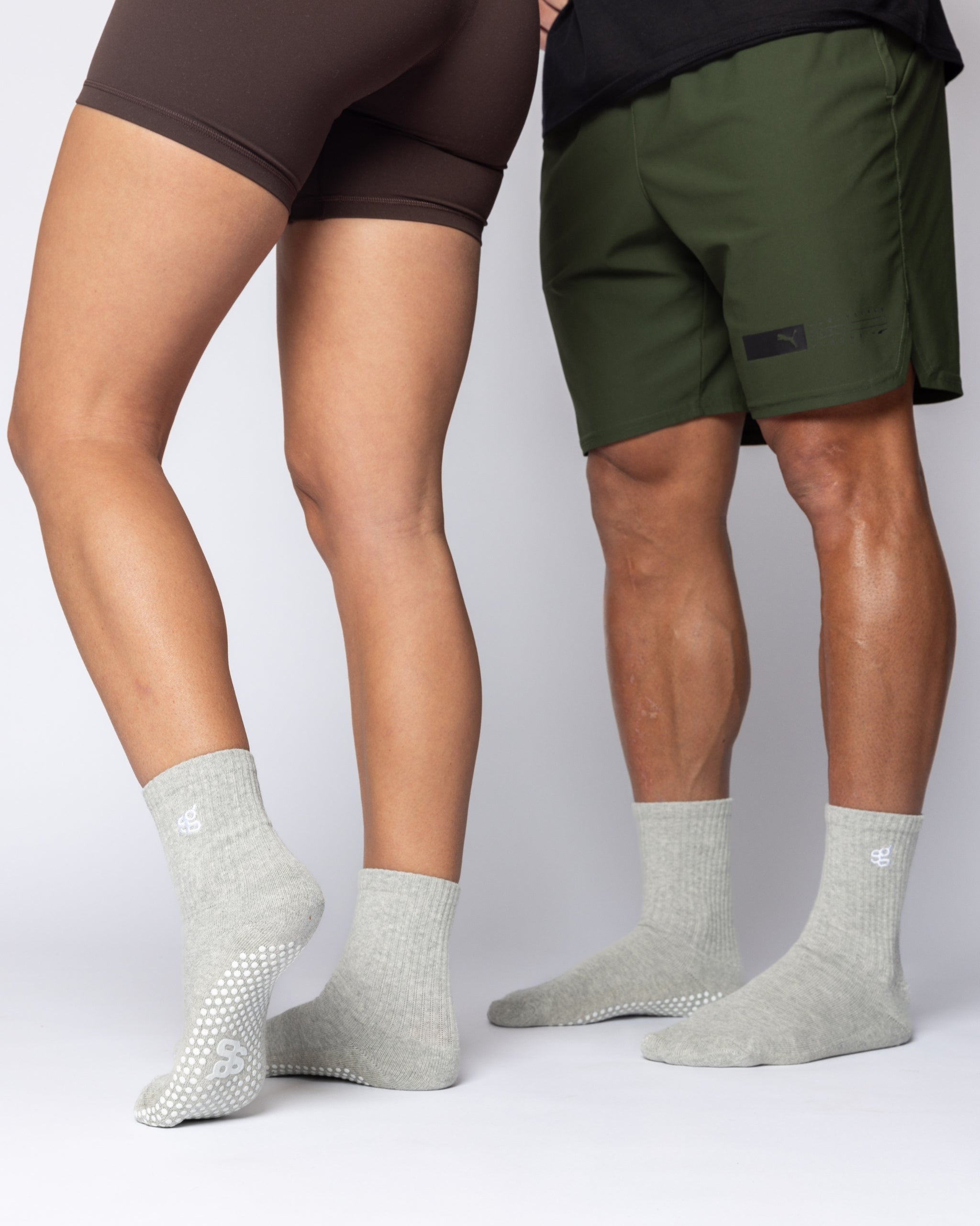 CLASSIC CREW - GREY/WHITE