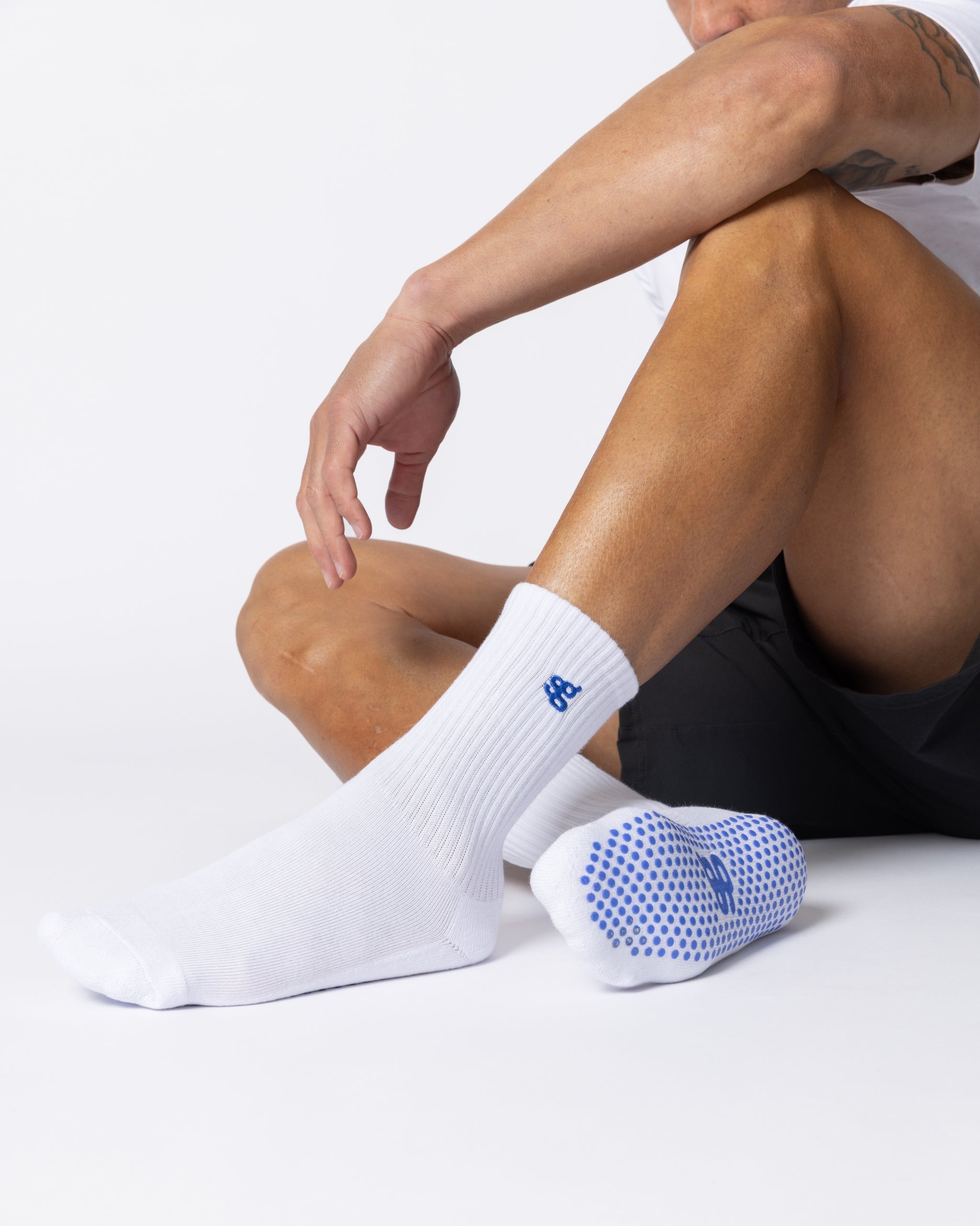 CLASSIC CREW - WHITE/BLUE